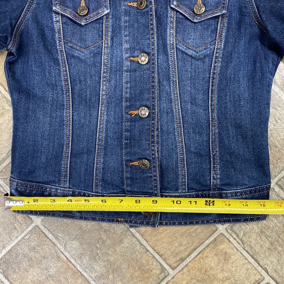 Gap Jean Jacket, Women’s Classic Fit XS, Dark Blue - Picture 12 of 13